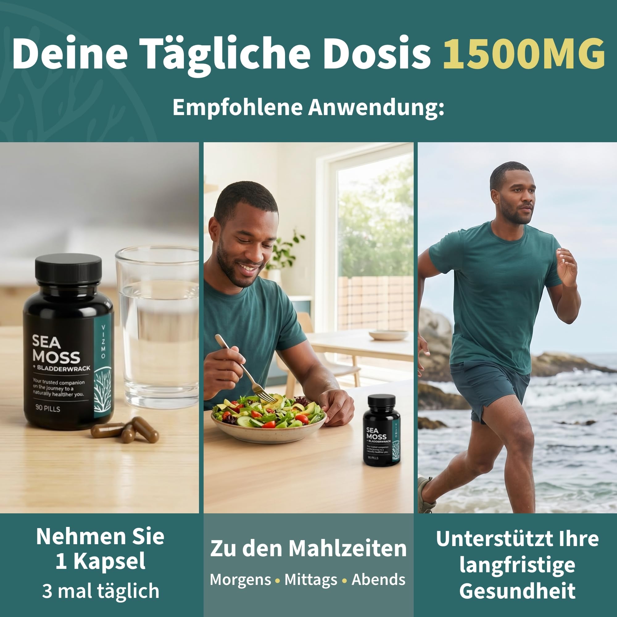 Verdauungs & Mineralstoff-Stack (2-in-1) für Gesundheitsbewusste und Darmgesundheits-Enthusiasten –Betain HCl & Irisches Moos mit Blasentang für tägliche Verdauungsbalance und Mineralstoffversorgung
