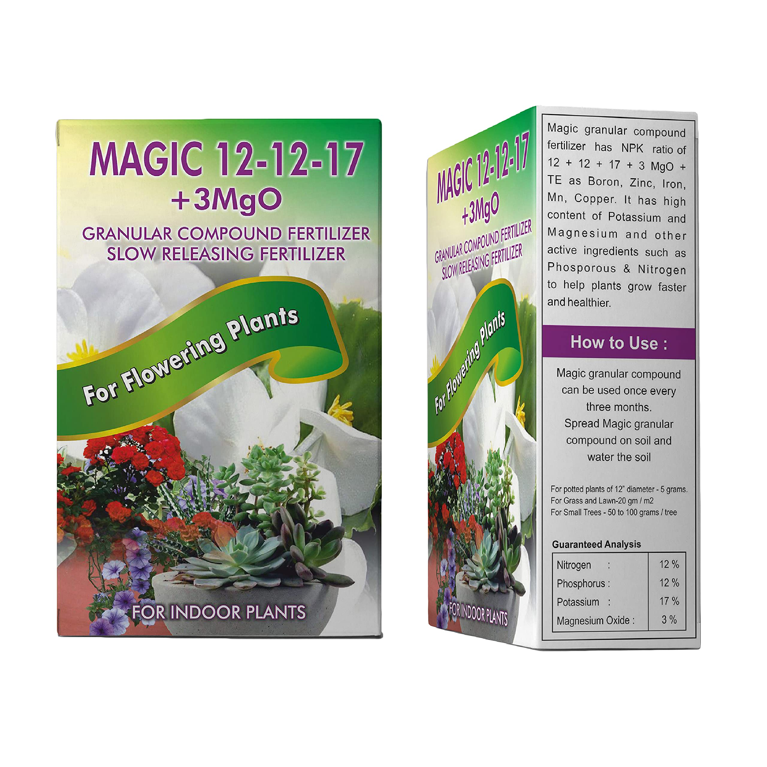 EMIRATES BIOFERTEbff-magic 12-12-17+mgo, granular compound fertilizer, slow releasing fertilizer for flowering plants