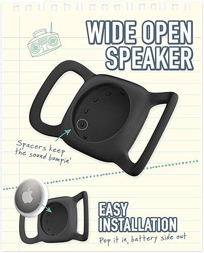 Miniatura 4 de Smartish Soporte para collar de perro para Airtag - Snitch - Paquete de 2 fundas Apple Air Tag para collares de gato o perro collares de 0.5 a 1.5