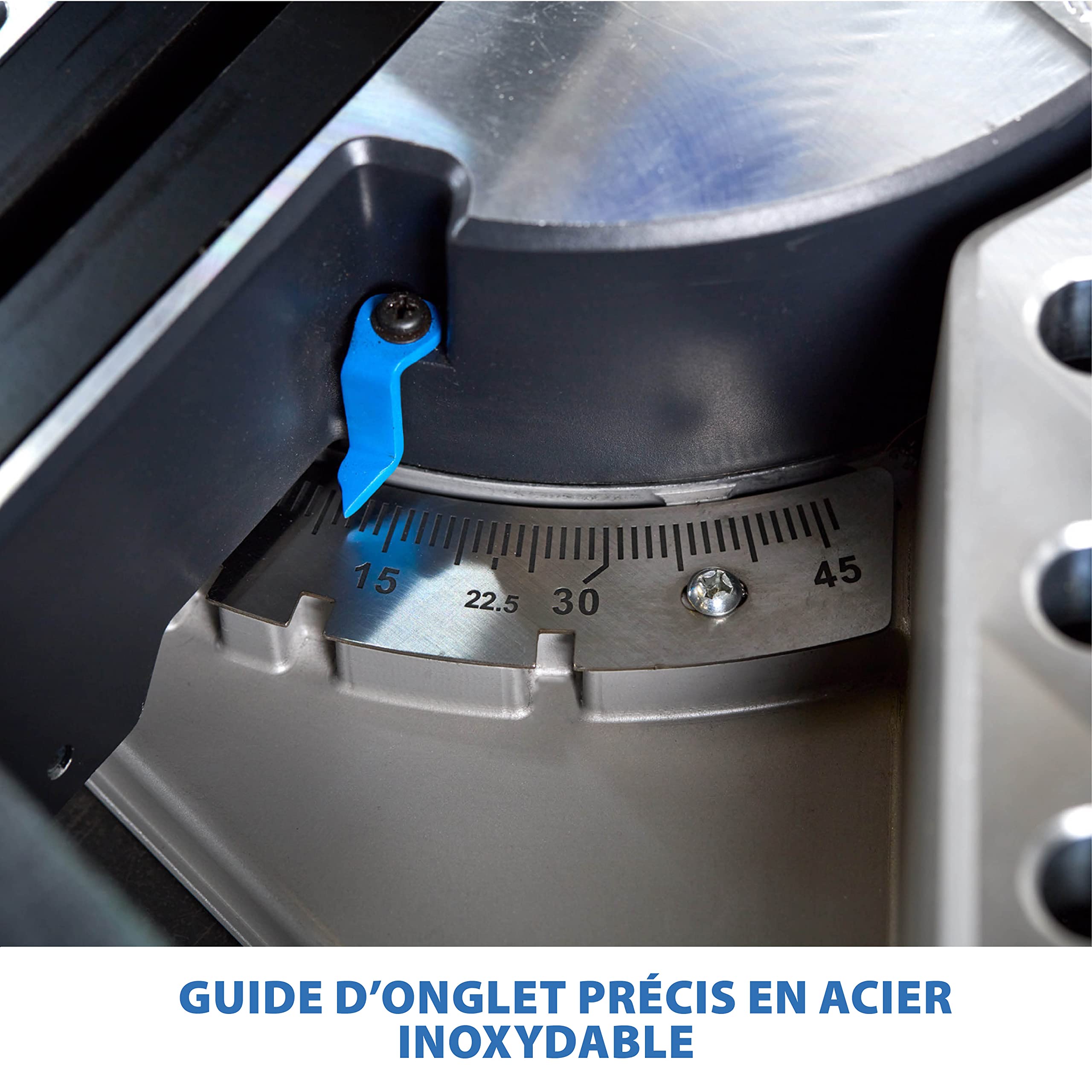 Evolution Power Tools S355MCS Scie à Onglet / Scie à Tronçonner pour la Découpe du Métal +/- 46˚ Guide d'Inclinaison ajustable, 90T lame de coupe en acier inoxydable, Moteur de 2 200 W, 355 mm