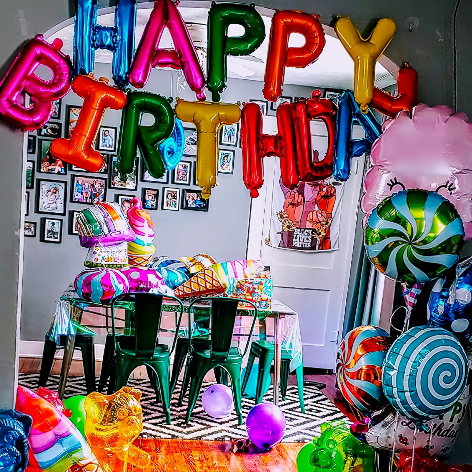 Amazon | PartyWoo 風船 誕生日、37個 誕生日 飾り付け、ハッピー