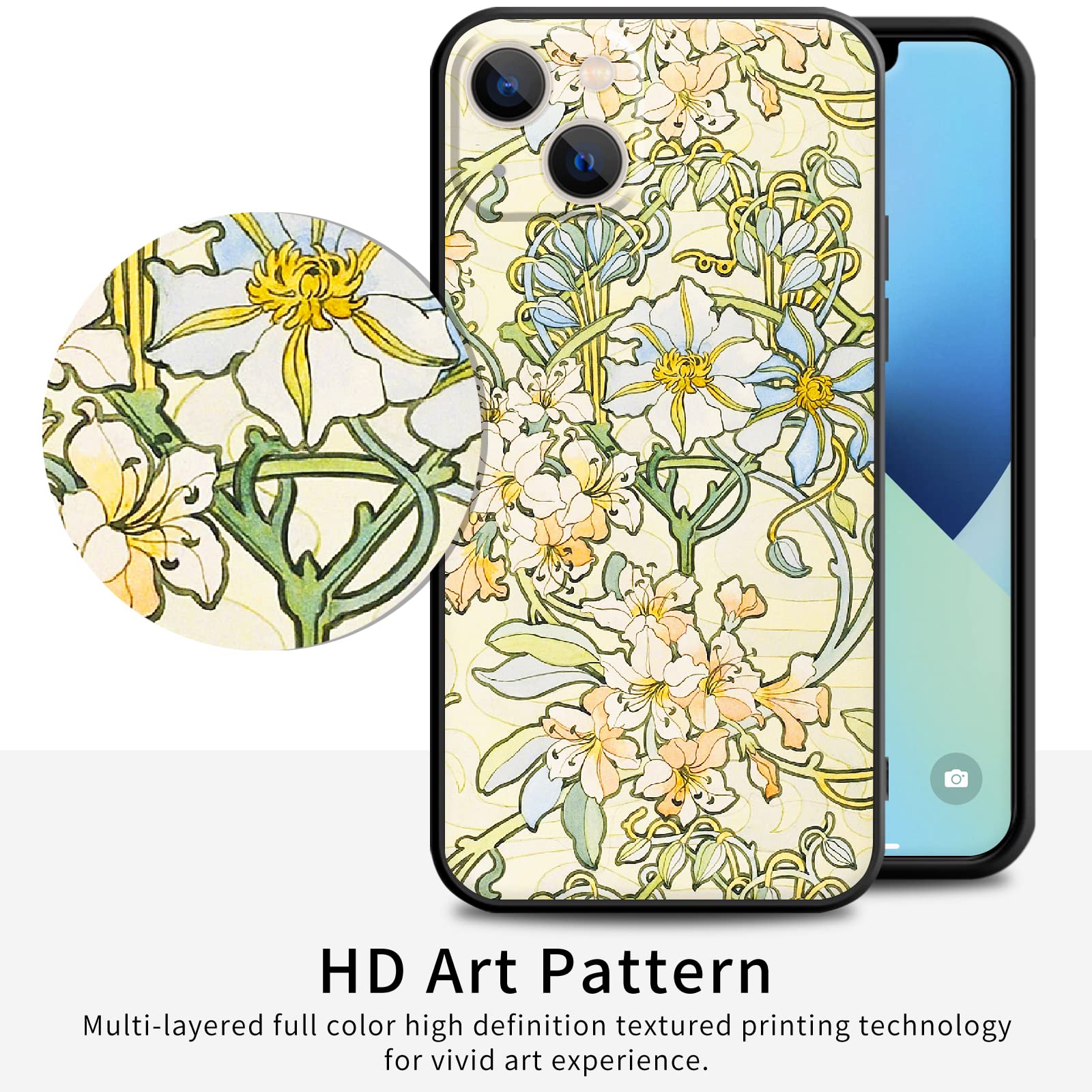 Custodia Silicone Per IPhone 13 Mini Con Pellicola - Design Vincent Van Gogh, Antishock - Foto 3