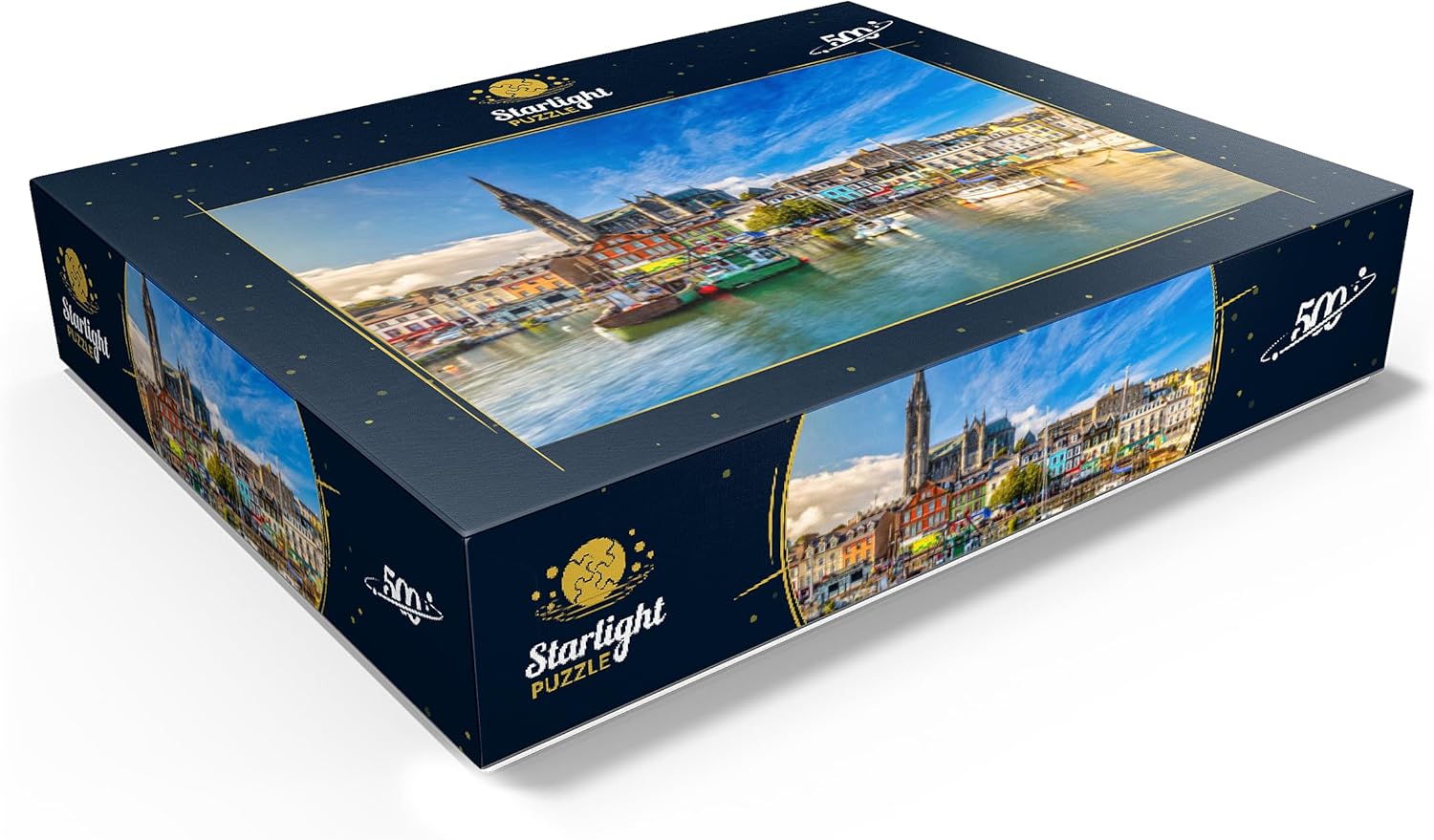 MyPuzzle Impression of St. Colmans Cathedral in Cobh Near Cork Ireland - Premium 500 Piece Jigsaw Puzzle for Adults