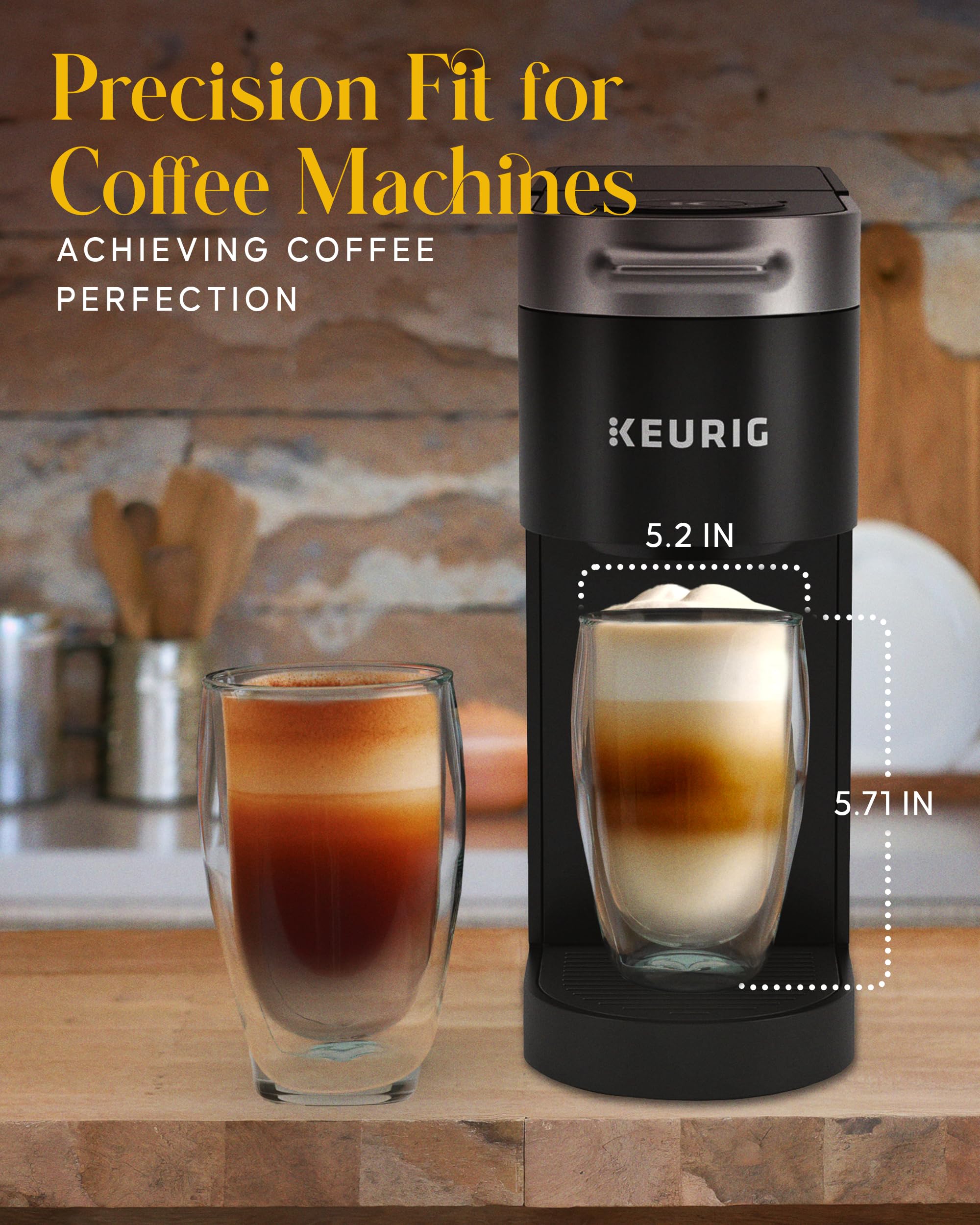 Szklanki do kawy lub herbaty kubki do picia zestaw 57-445 ml podwójne ścianki termoizolowane kubki, szklanka do latte cappuccino espresso