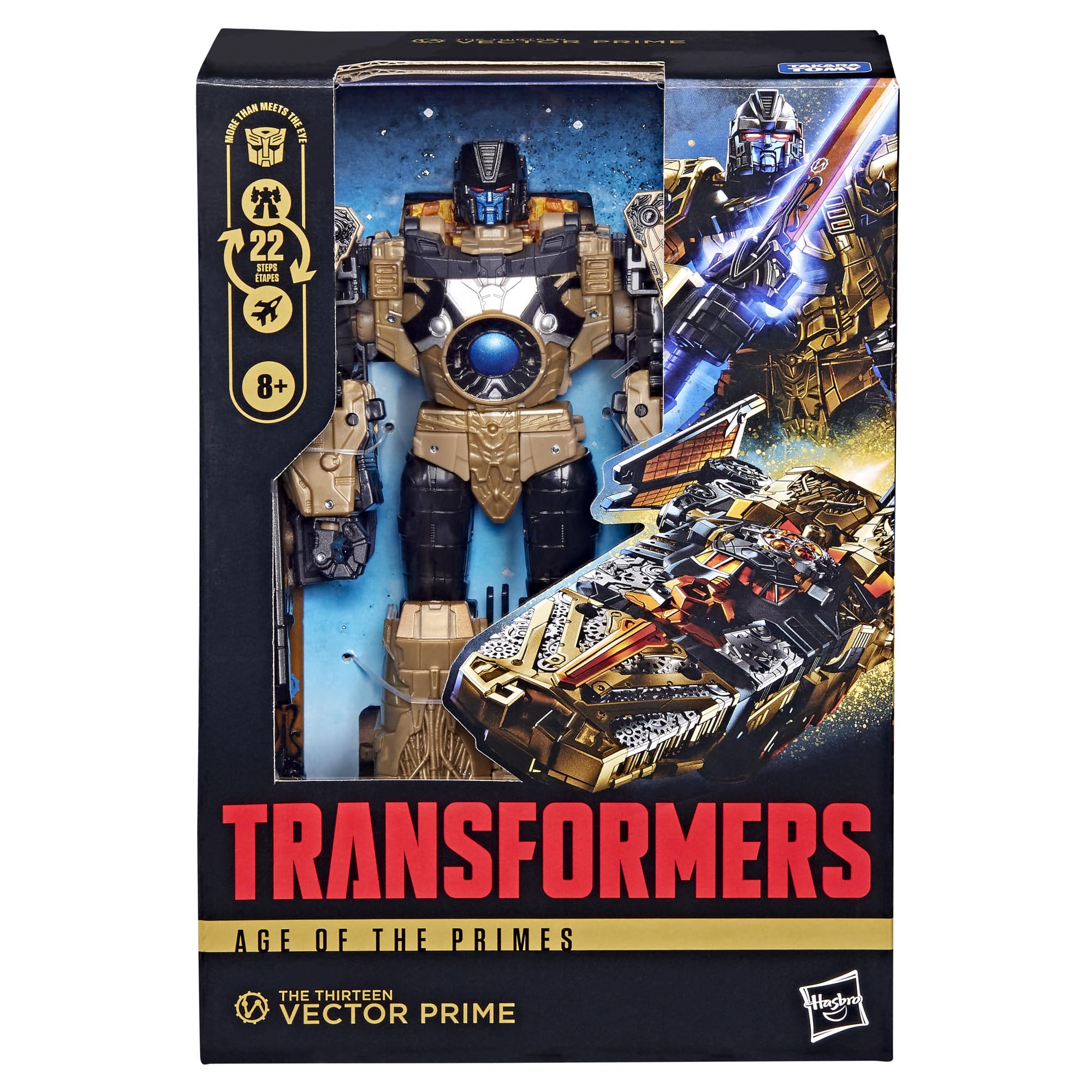 Transformers Age of the Primes The Thirteen Vector Prime, verwandelbare Voyager-Klasse Action-Figur (17,5 cm), Roboterspielzeug ab 8 Jahren