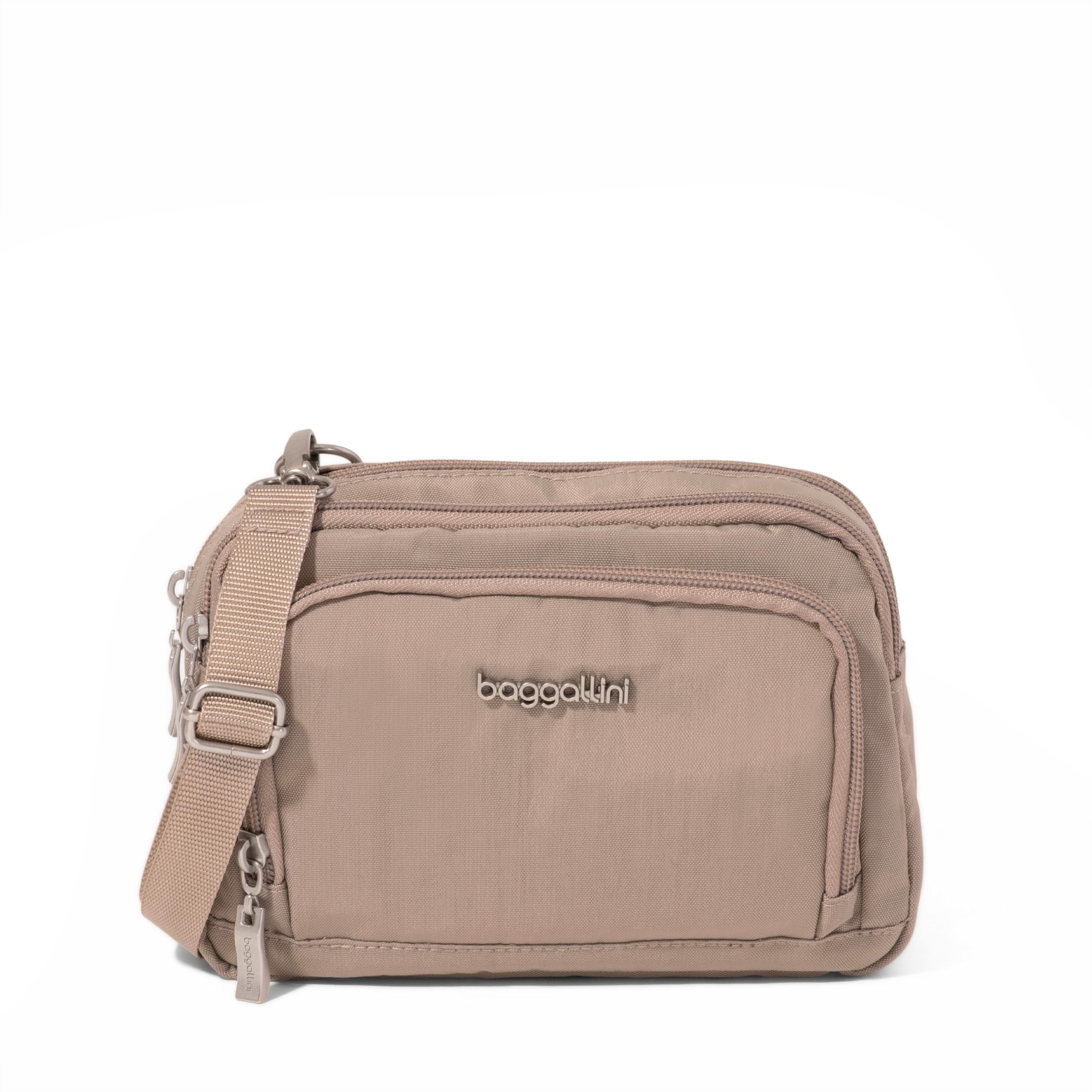 Baggallini Triple Zip Crossbody