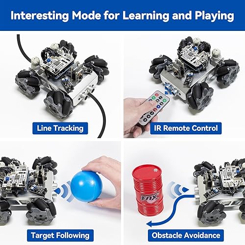 Miniatura 4 de SunFounder Kit de robot inteligente para automóvil compatible con Arduino UNO R3, FPV, ESP32 CAM, APP Romote Control, kit robótico de juguete