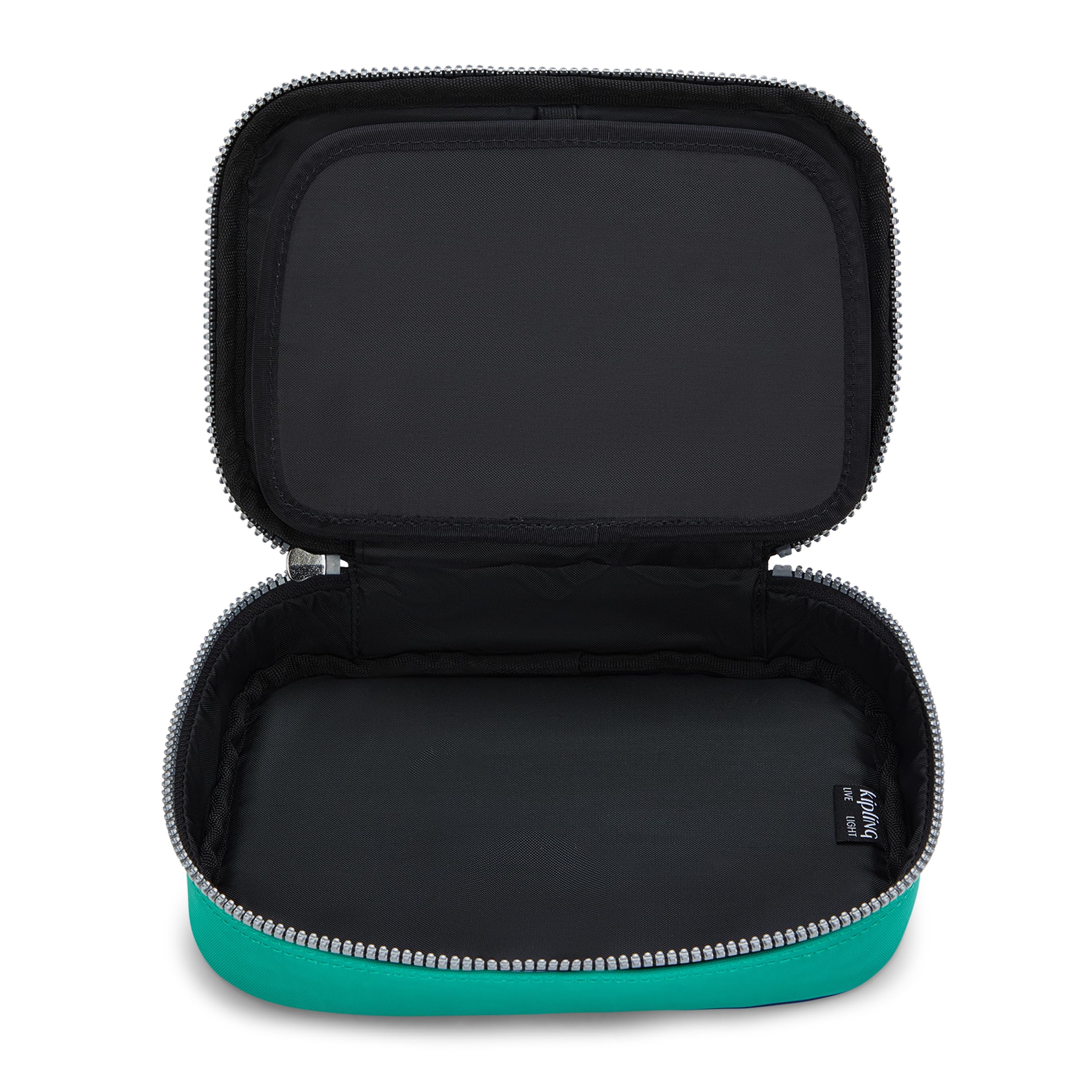 Kipling 100 Pens Astuccio, Organizer Astuccio Grande Leggero con Scomparti Multipli, Resistente Porta Accessori per Scuola & Viaggio - Escape Blue Bl