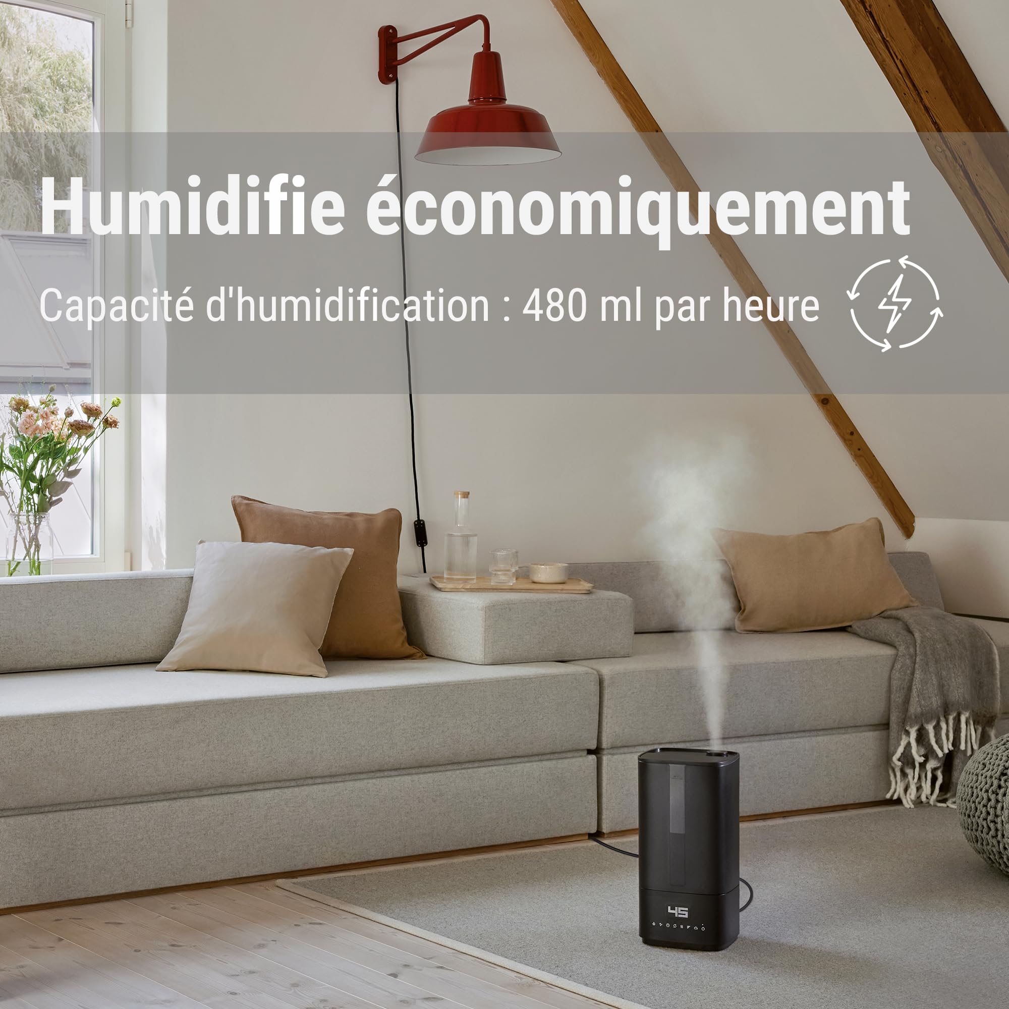Image secondaire de Humidificateur d'air Stadler Form Oliver - Silencieux et Puissant pour Grandes Pièces