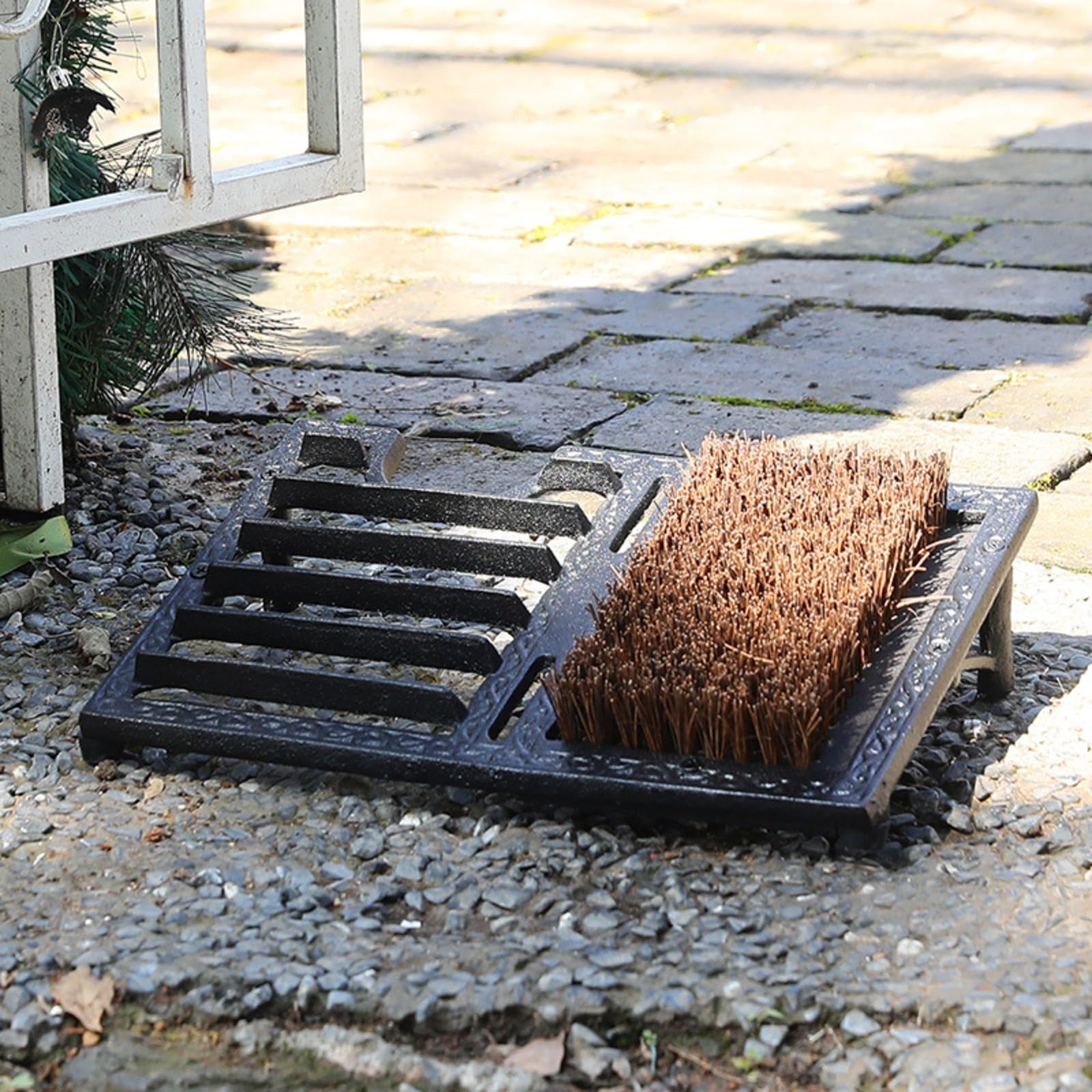 KESOTO Pulisci Scarpe da Ingresso con Spazzole Multifunzionale Strumento di Pulizia Robusto per Giardino,