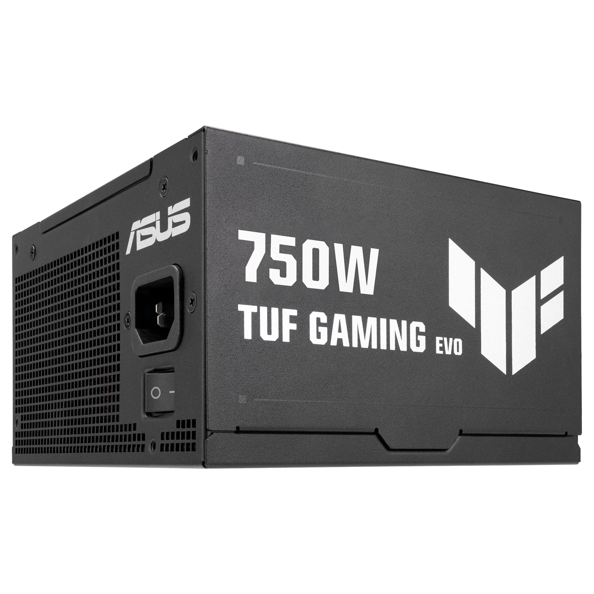ASUS TUF Gaming 750W Gold EVO - Fuente de alimentación Modular (certificación 80 Plus y Cybenetics Gold, ATX 3.1, PCIe 5.1, Cable 12V-2x6, 8 años de Cobertura, componentes de Grado Militar)