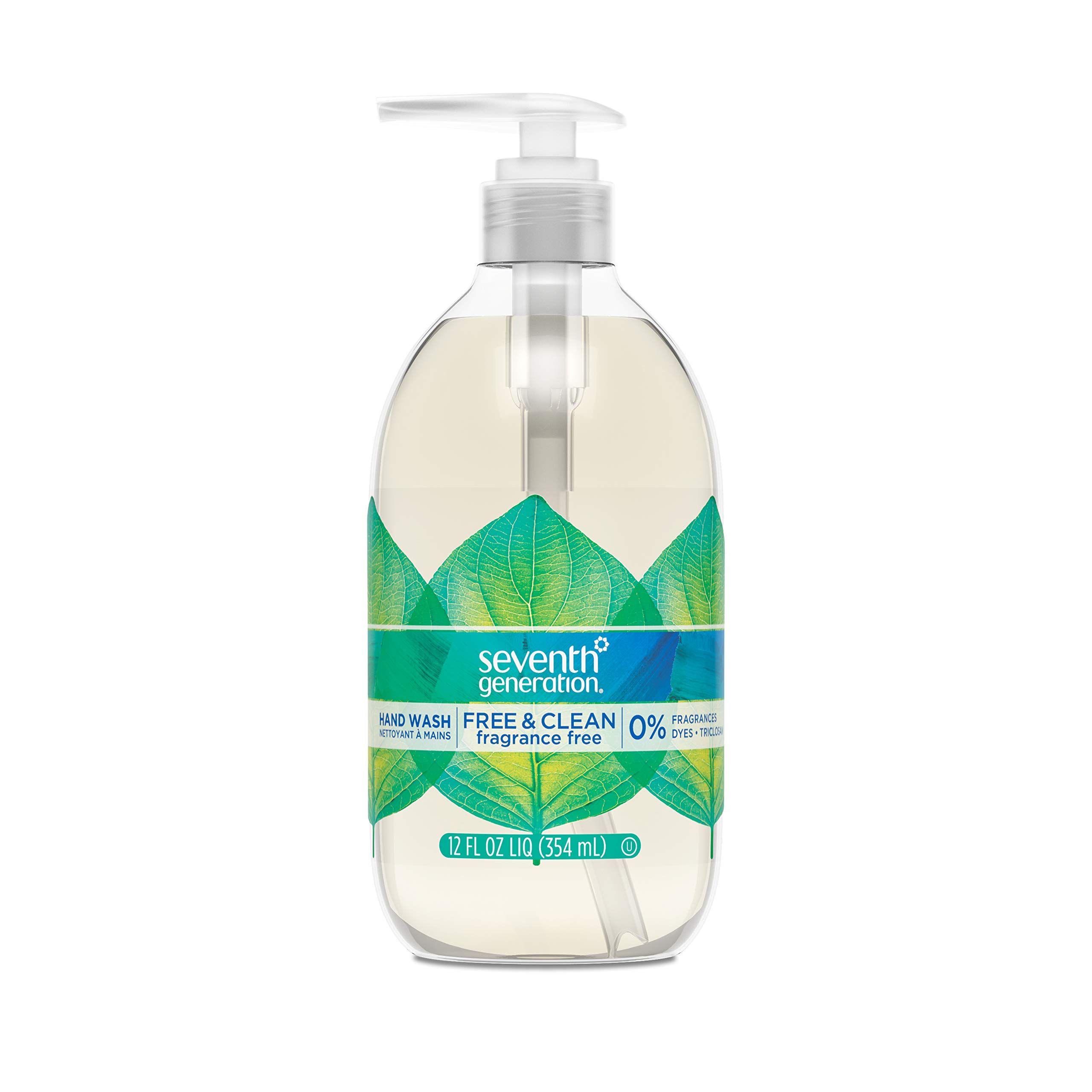 Seventh Generation Hand Wash, Free & Clean Unscented Hand Soap, 12oz