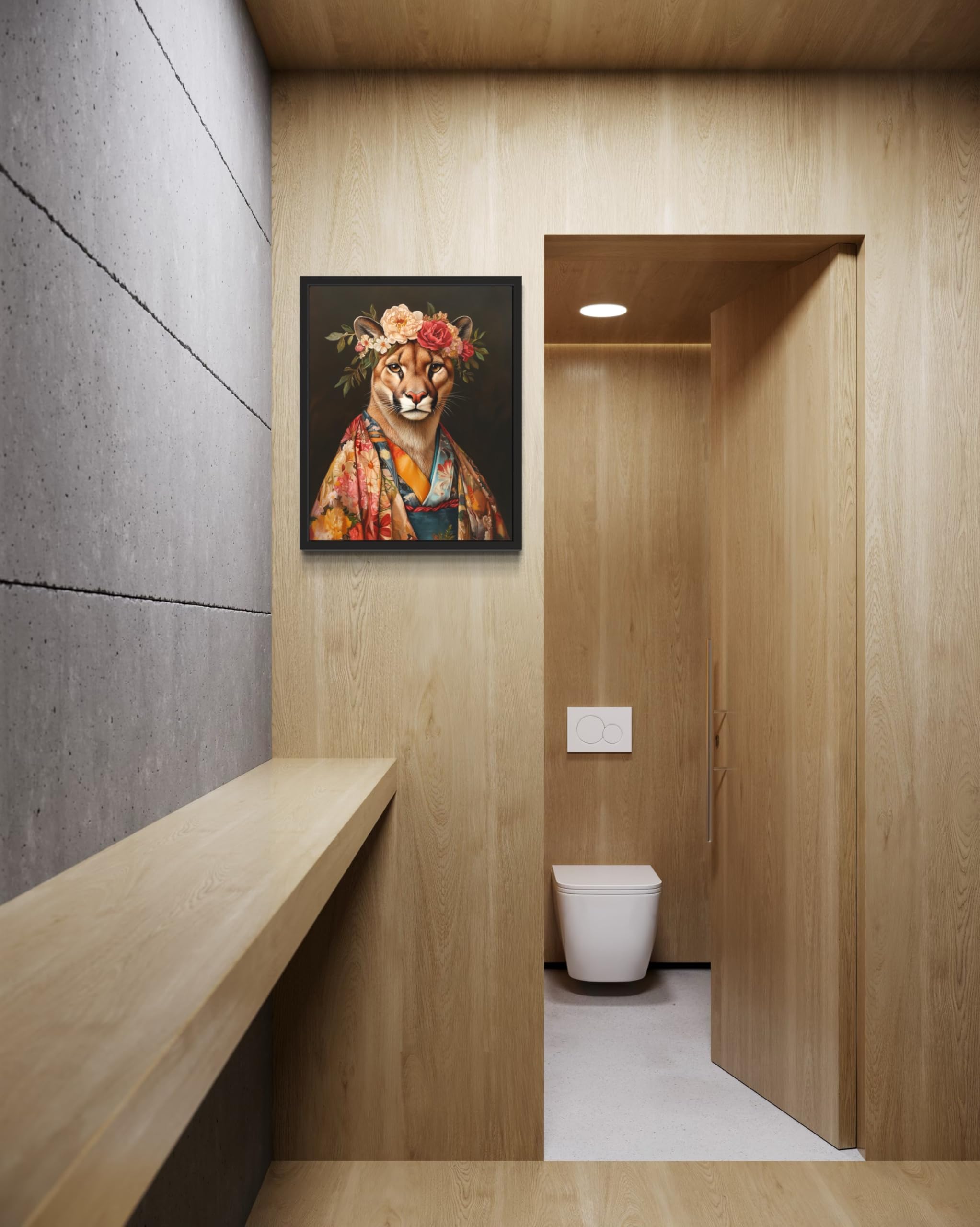 Amazon.com: Puma Black Framed Wall Art Print Poster, Kimono