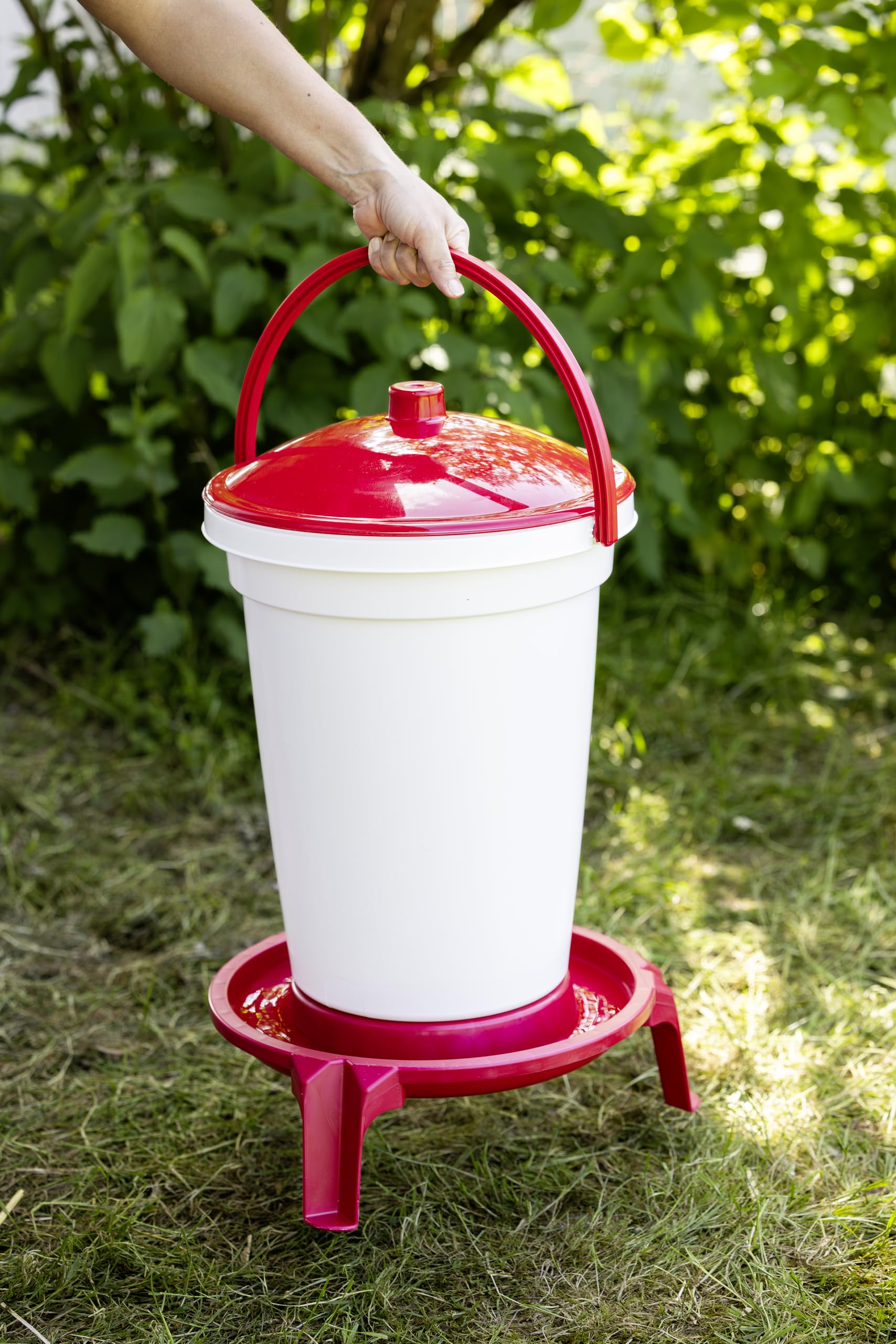 Kerbl 72265 Cubo Bebedero para Aves, 24 L
