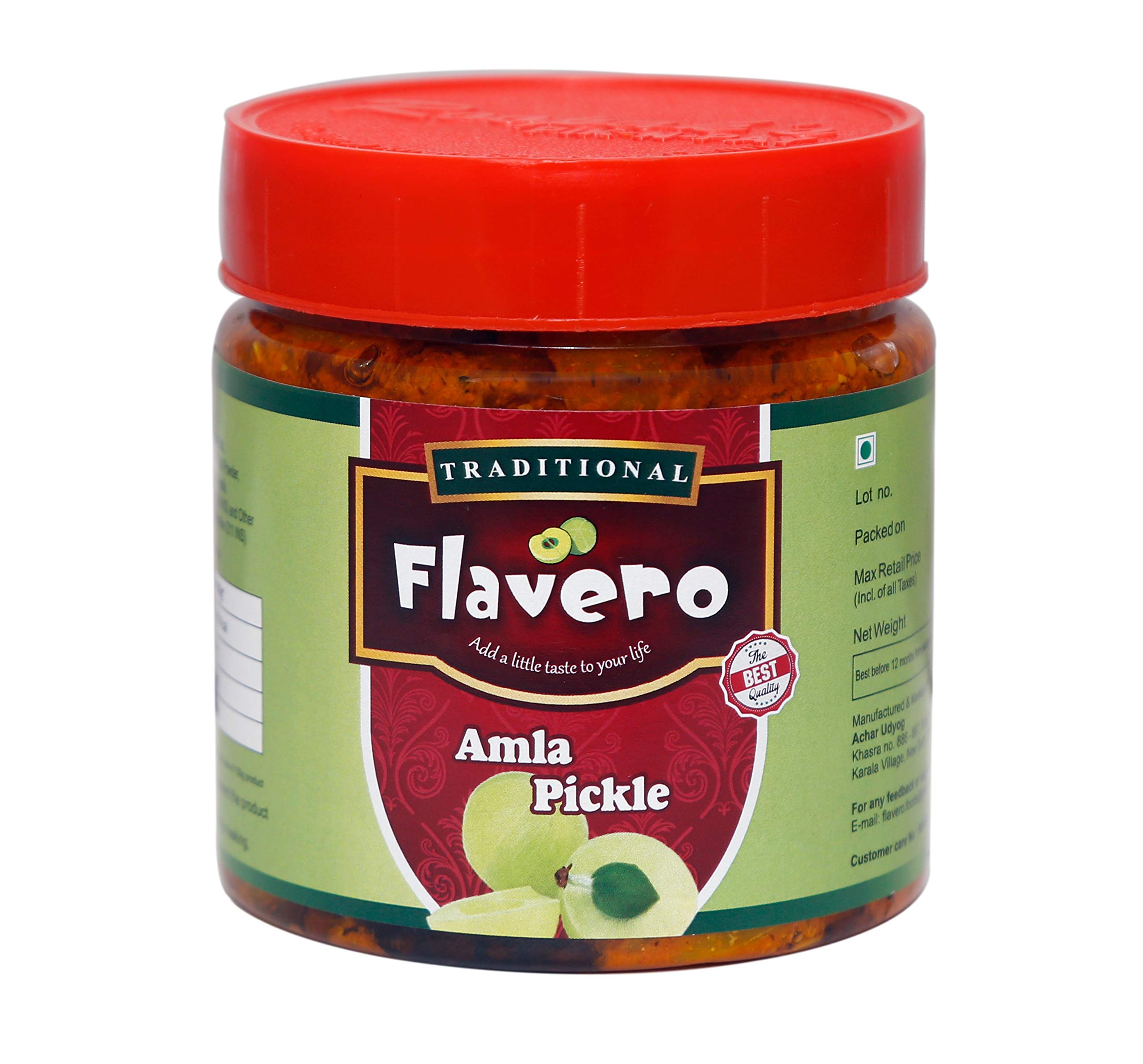 Flavero Amla Pickle 400gm | Seedless Amla Pickle | Enjoy Our 22 Varieties of Pickles | Visit Flavero Store (B08JPMZY4J) Amazon Price History, Amazon Price Tracker