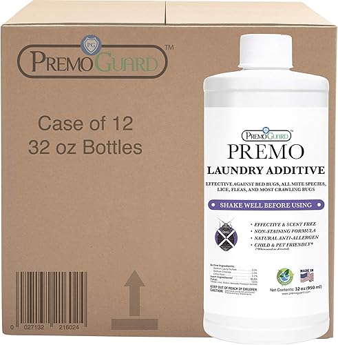 Miniatura 7 de Premo Guard - Detergente aditivo para ropa para insectos y ácaros - 32 onzas - Apto para niños y mascotas - Sin manchas y olor - Mejor tratamiento