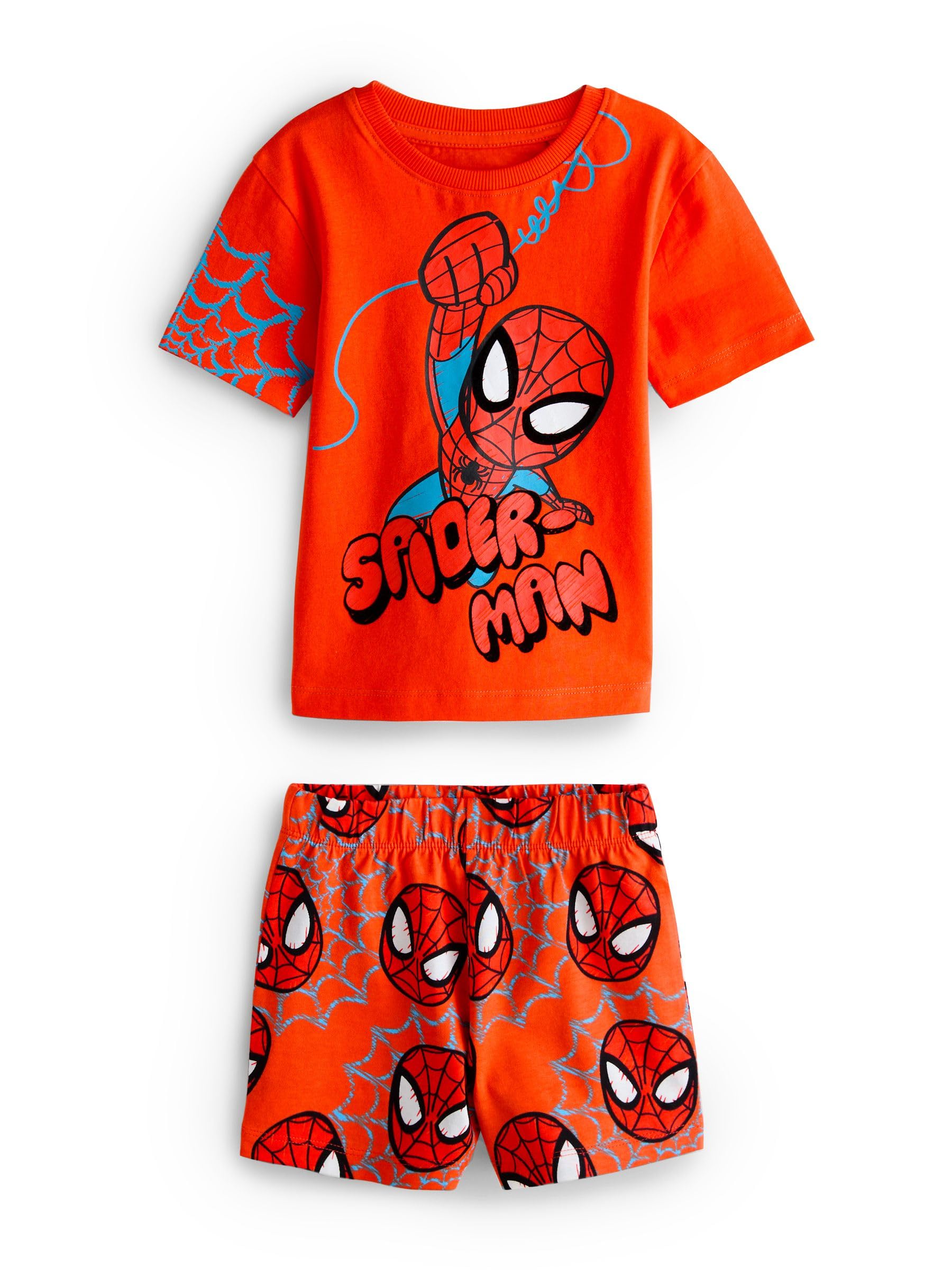NEXT Jungen 3er-Pack Kurze Schlafanzüge, Marvel