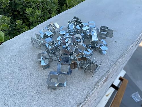 Miniatura 8 de Sandbaggy 1000 clips de madera contrachapada H para techos, revestimiento de borde de panel, acero de calibre 20, galvanizado por inmersión en