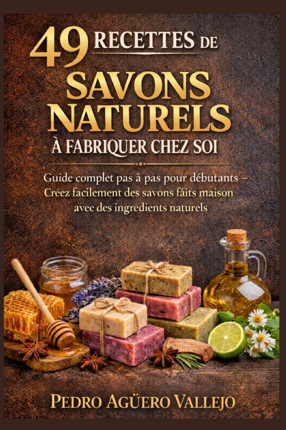 49 RECETTES DE SAVONS NATURELS À FABRIQUER CHEZ SOI: Le guide complet pas à pas pour débutants Créez facilement de Magnifiques Savons faits Maison avec des Ingrédients Naturels