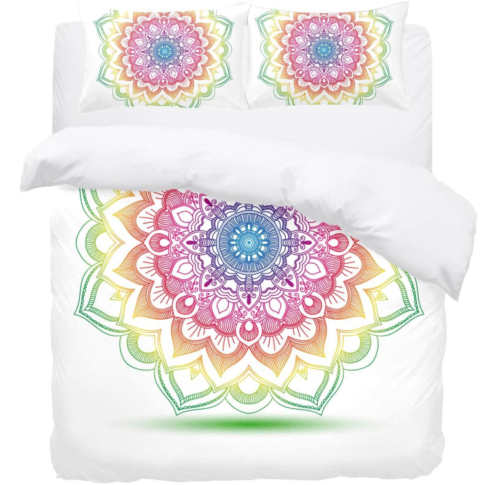 Parure de lit géométrique douce et confortable pour un sommeil réparateur