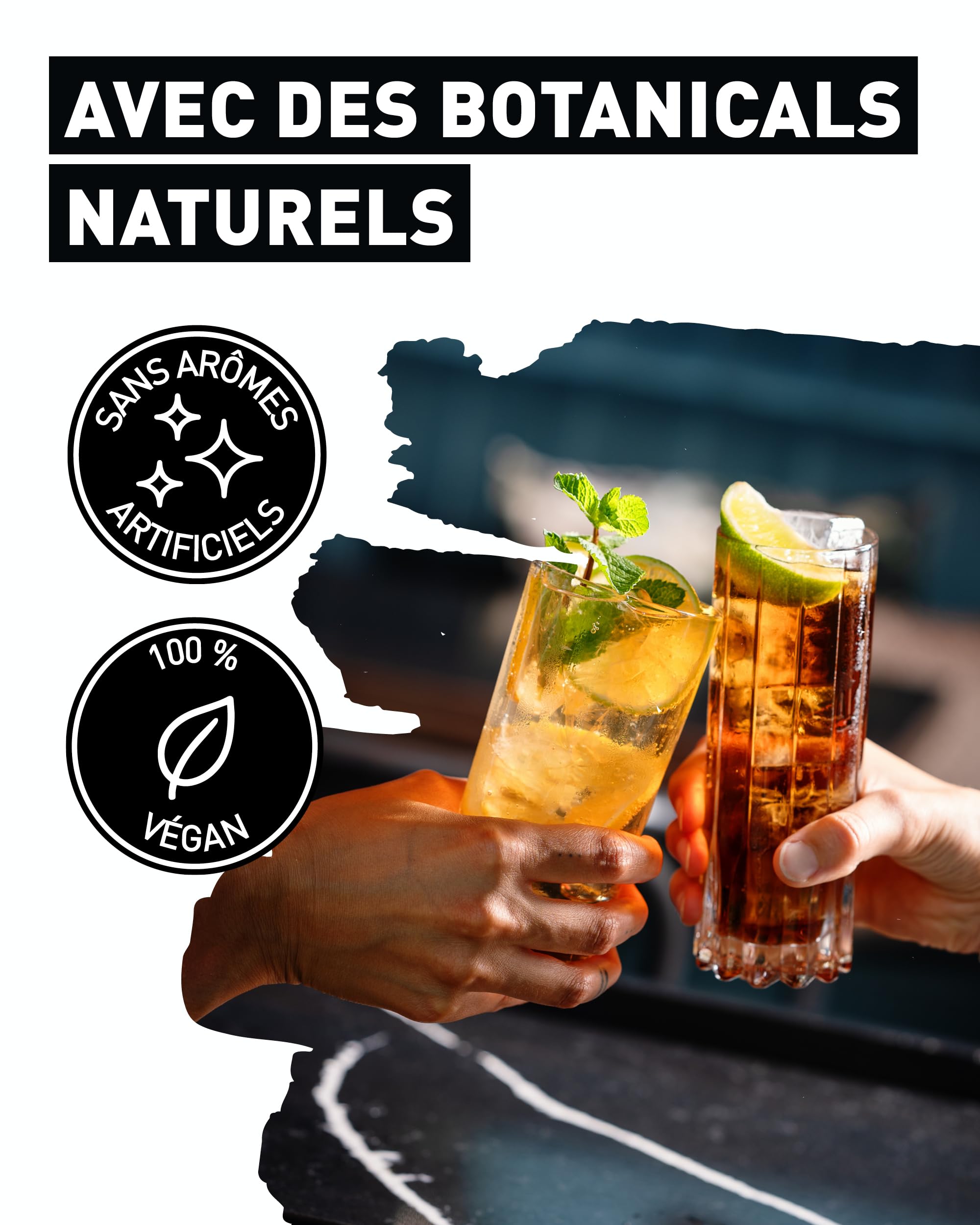 REBELS 0.0% - Alternative sans alcool inspirée du whisky - Malt Blend - 500 ml - Distillé deux fois pour un arôme intense - Végan - Idéal pour mixer un cocktail sans alcool
