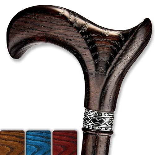 Asterom Handcrafted Stylish Oak Walking Cane