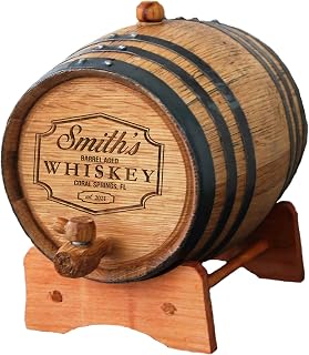 My Personal Memories Personalized Whiskey Barrel - Engraved Wine Barrel - Custom Oak Barrel - Barrel Aged Design (2 Liter Barrel)