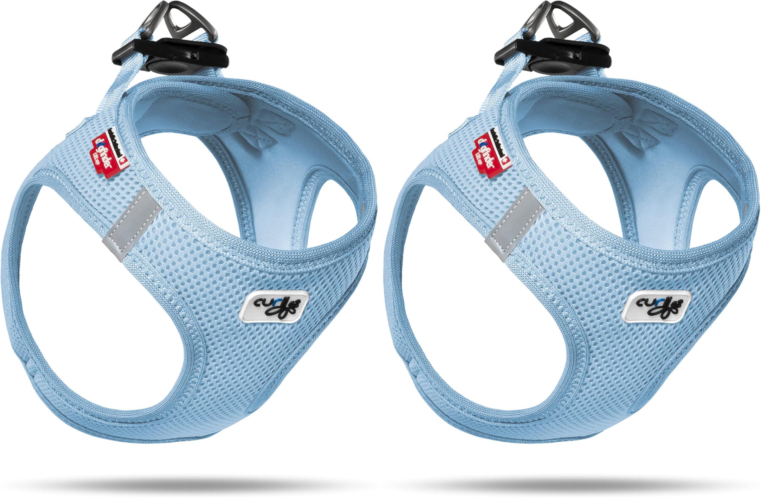 Curli Yelek Harness Hava Mesh Skyblue 3XS (2 paketi)