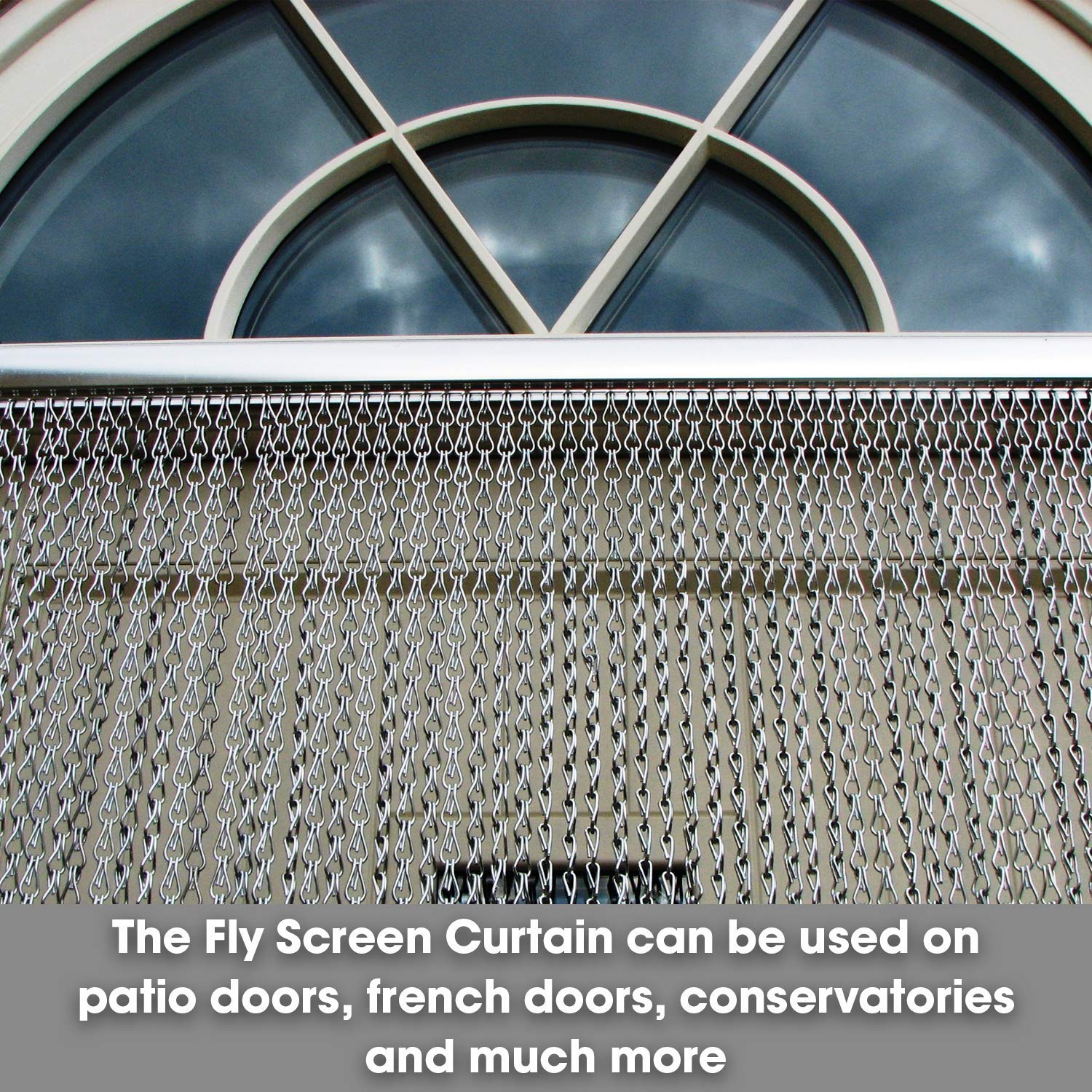 Vermatik Genuine Fly Screen 90cm x 210cm Premium Aluminium Fly Door
