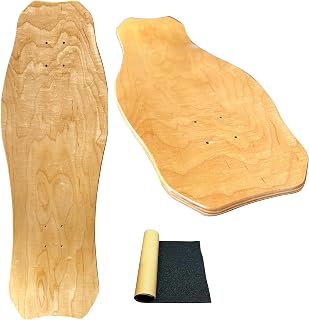 Skateboard Deck Old School Styles Retro 1980’s Designs 8 Layer Maple Decks Concave and Kicktails Includes Black Grip Tape Use Them or Paint Them or Sticker Them