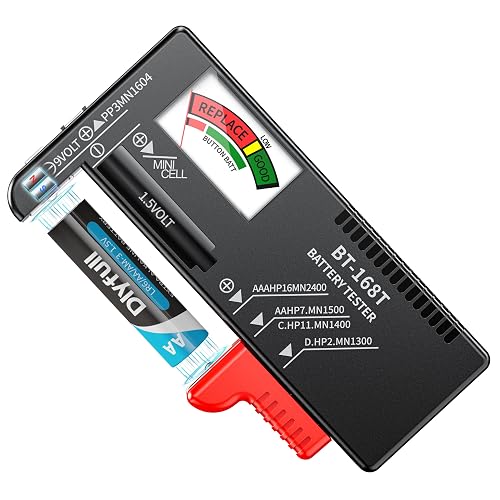 Dlypow Magnetic Battery Tester for Standard and Button Cells