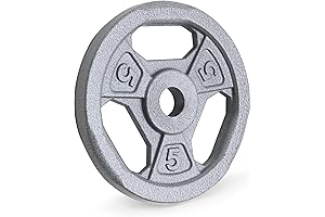 Marcy Classic 1-Inch Cast Iron Standard Grip Plate: Essential Weightlifting Companion