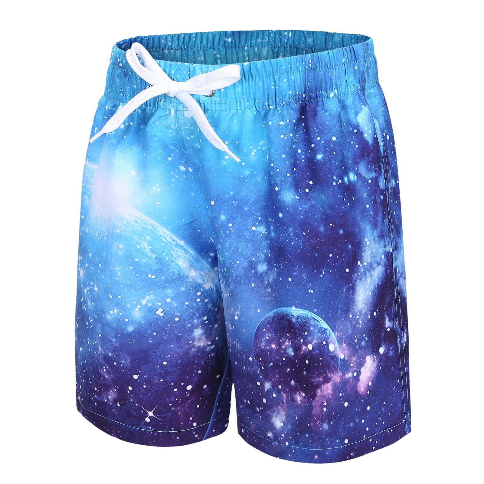 Aisyee Badehose Jungen Kinder Badeshorts Schnell Trocknende Boardshorts Hawaii Strand Shorts 5-14 Jahre