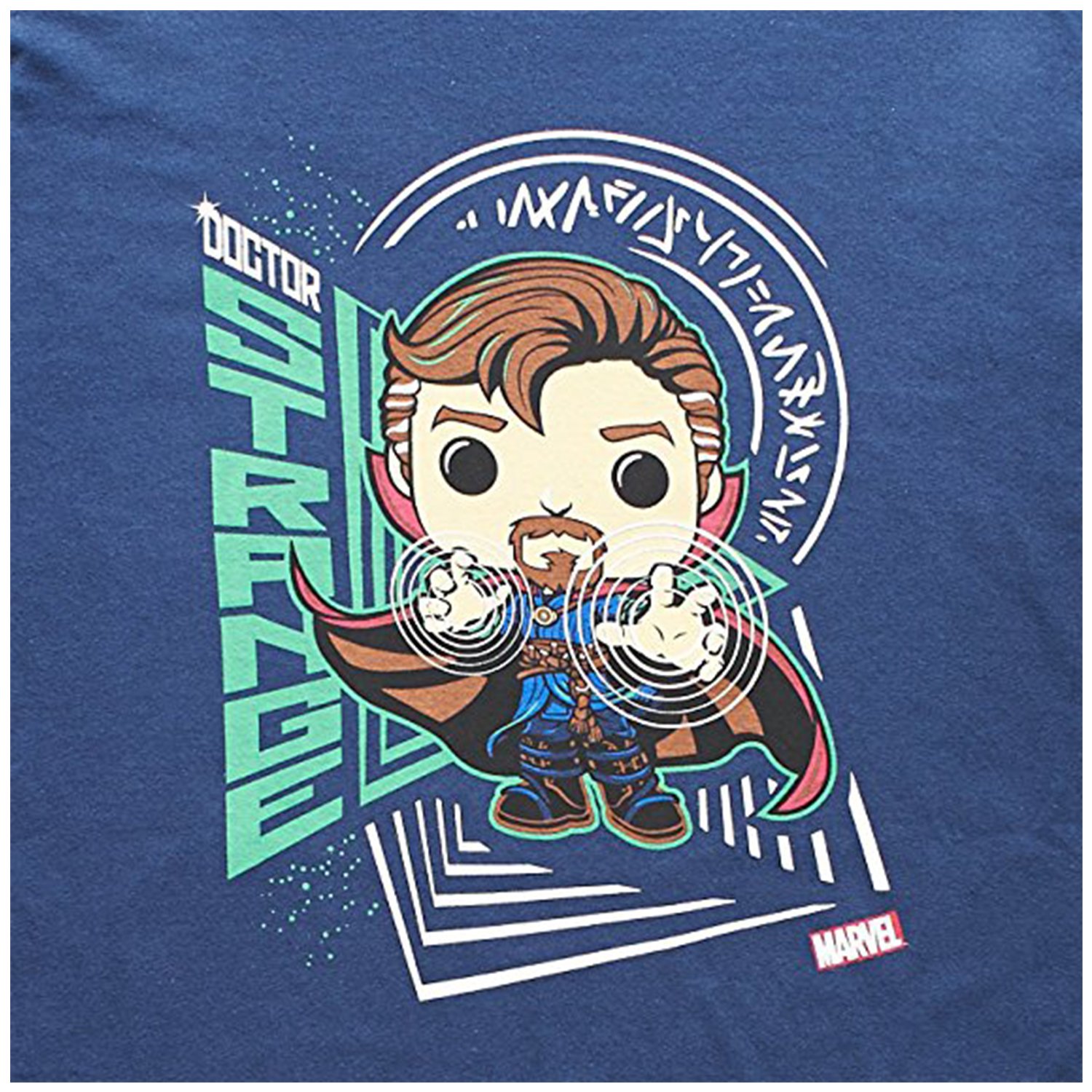 Doctor Strange Love Marvel POP Tees! Large Tee T-Shirt Men's Navy