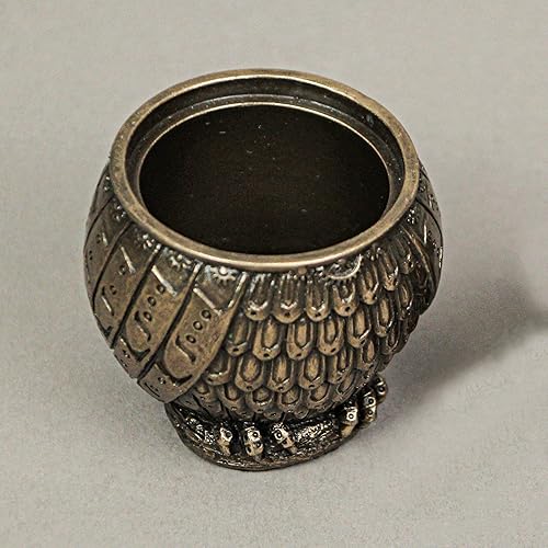 Miniatura 5 de Veronese Design Figura de resina de búho steampunk de 3 38 pulgadas con acabado de bronce fundido