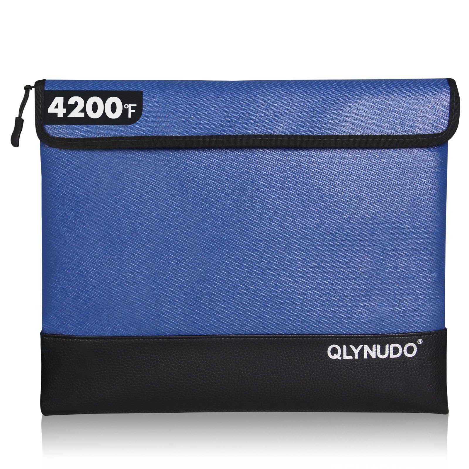 4200℉ Fireproof Bag for Cash, Documents and Valuables - A4 (11x13.3") - Waterproof, Portable, and Reflective Money Bag with Handheld Strap - Ideal for Home, Office & Travel