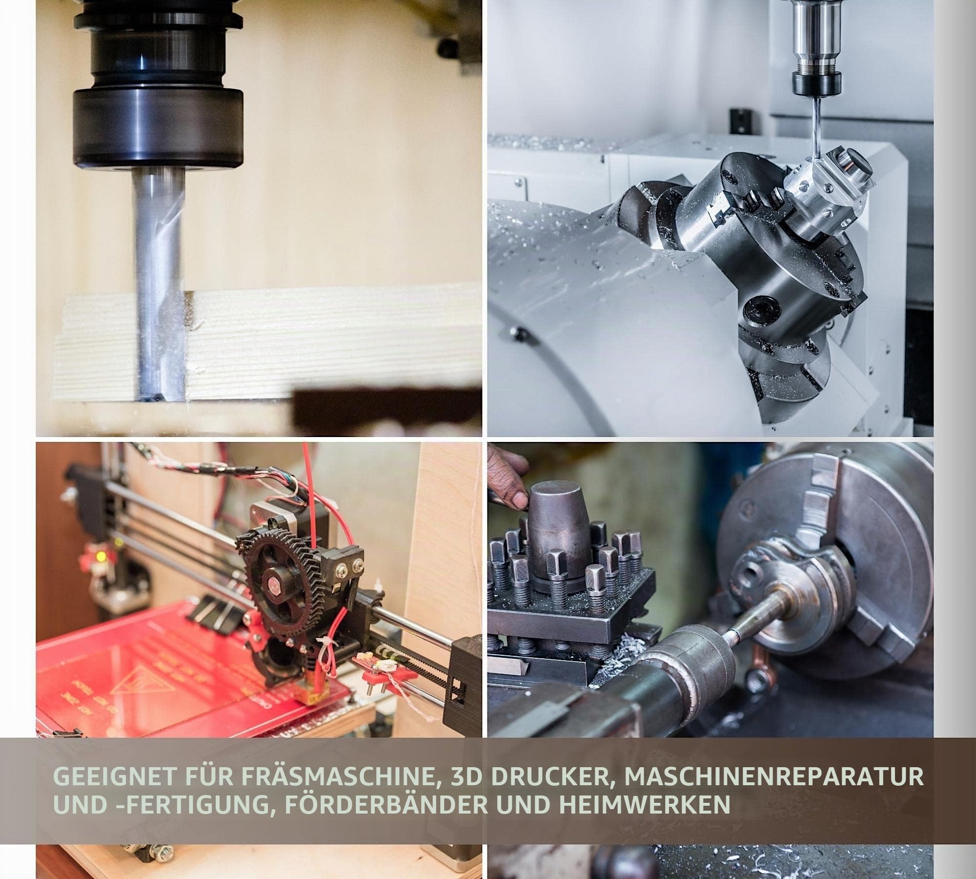 DOJA Industrial | Lager mit Unterstützung UCFC 205 Kugellager mit Unterstützung für Wellenlager (25 mm) Lager mit Stützen für: Fräsmaschine, 3D-Drucker, Drehmaschine, DIY.