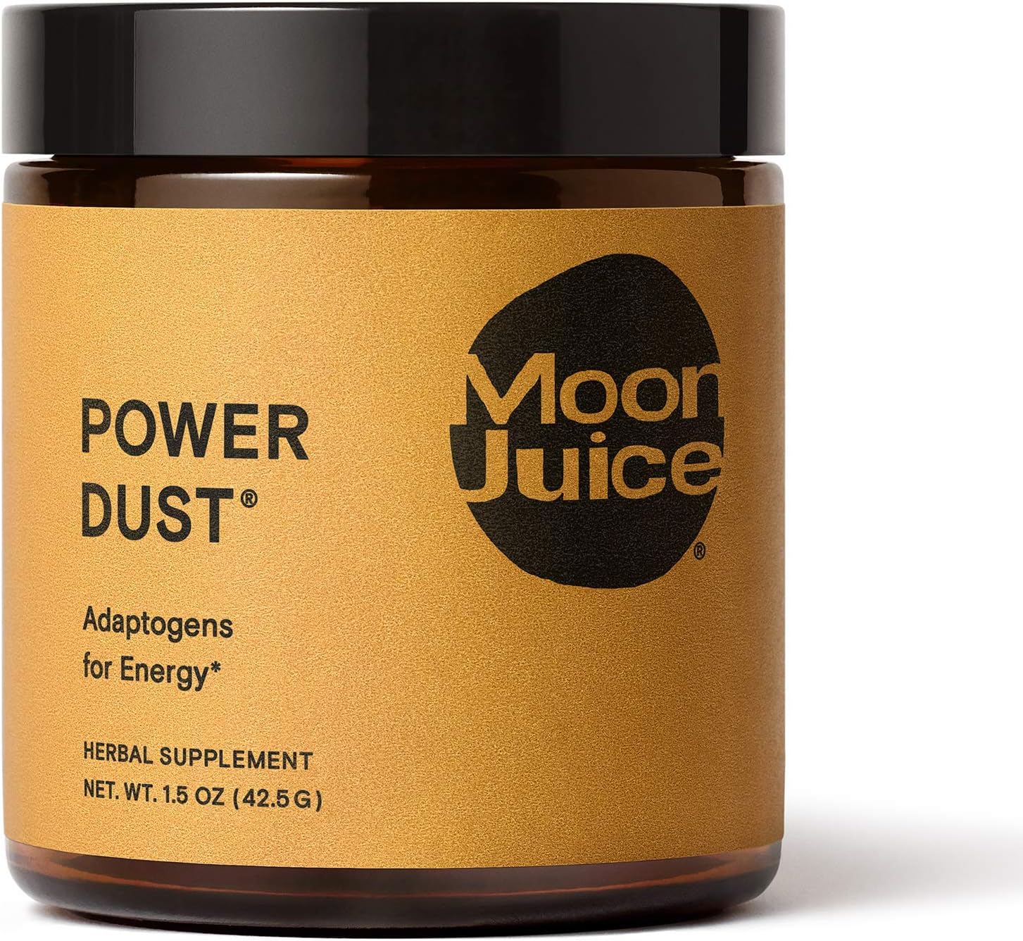 Moon Juice Power Dust Energy Support - Natural Mushroom Based Adaptogenic Powder Supplement - Ashwagandha, Ginseng, Cordyceps, Astragalus & Rhodiola - Vegan, Gluten-Free, Caffeine-Free (1.5oz)