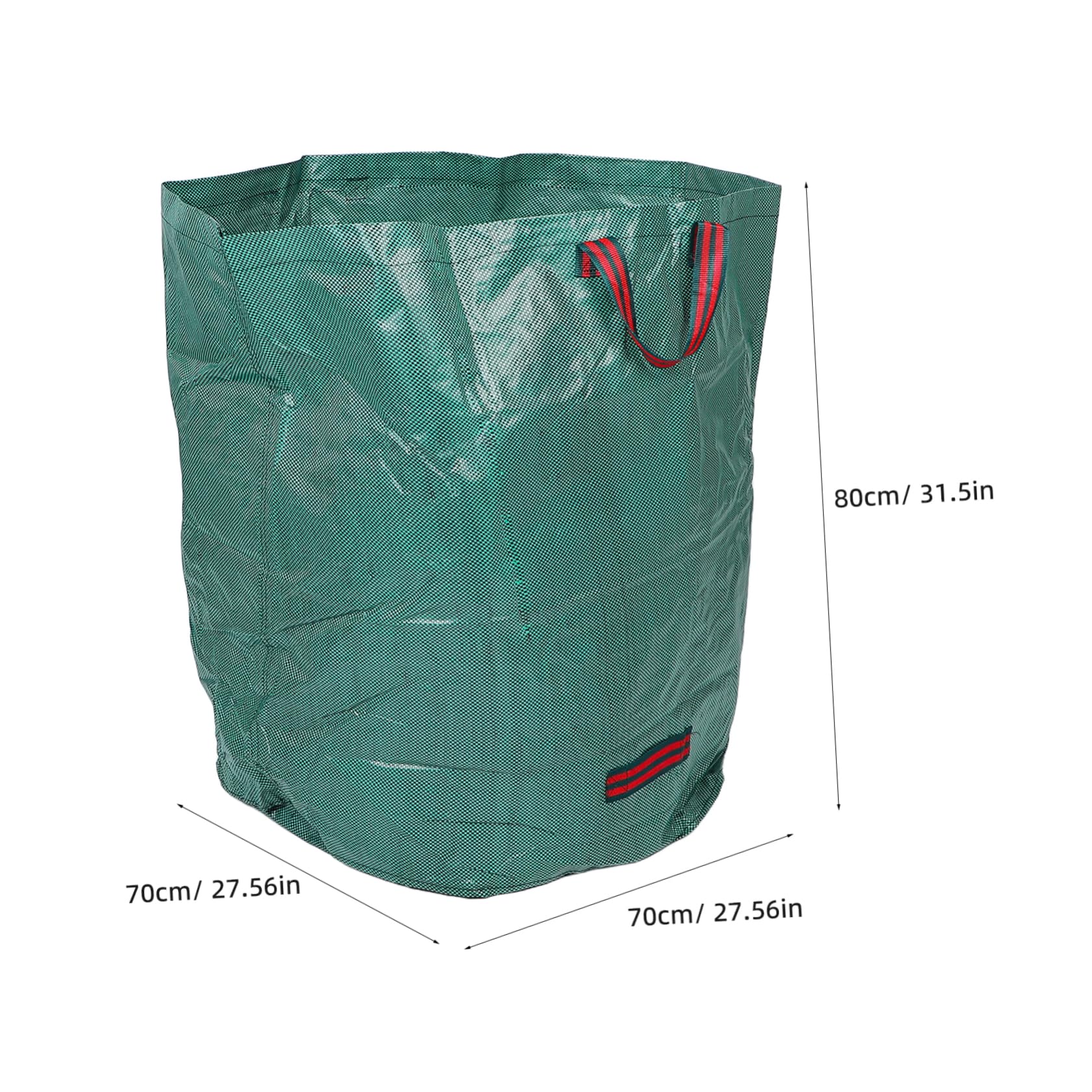 SUPVOX Heavy Duty Reusable Garden Leaf Collection Bags Collapsible Lawn Waste Bin for Outdoor Use Durable Tote for Leaves and Debris Multipurpose Garden Waste Container