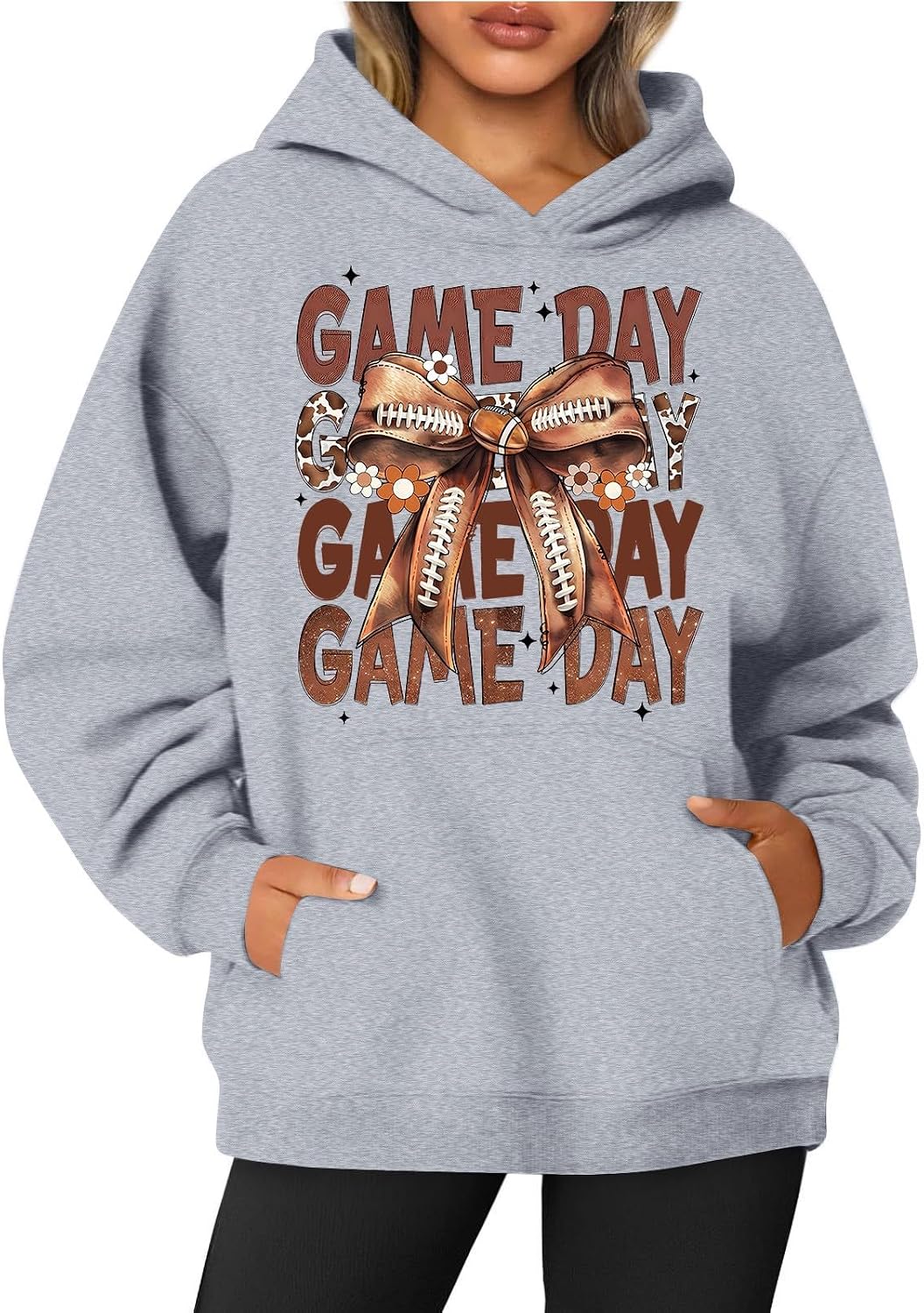 Women's Oversized Hoodies, Casual Sweatshirts Long Sleeve Sweaters Pullover with Pocket, S-3XL