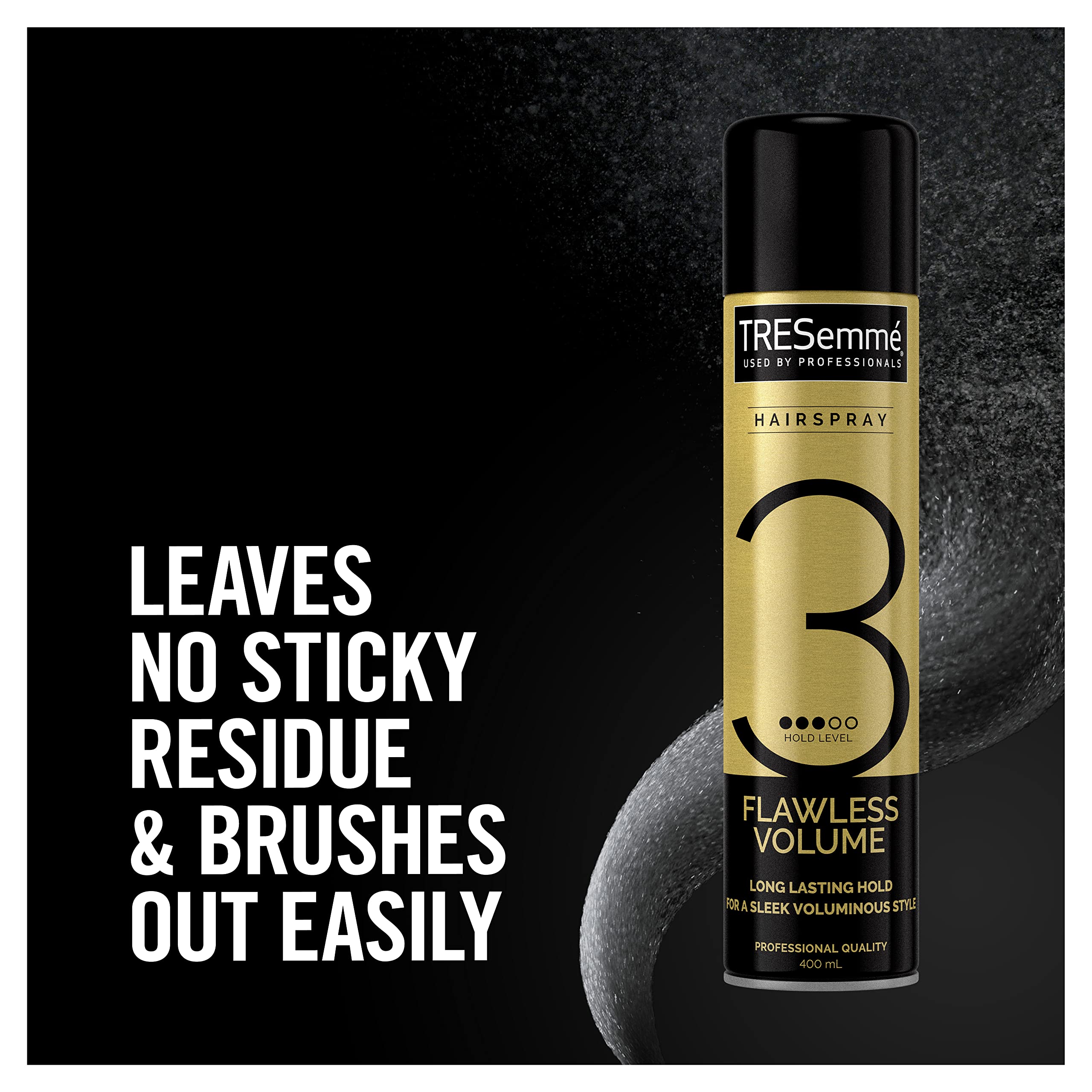 Tresemme Flawless Volume Lot de 6 laques anti-frisottis 24 heures pour un style élégant et volumineux 400 ml