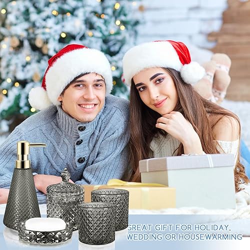 Miniatura 5 de Juego de accesorios de baño gris (gris)