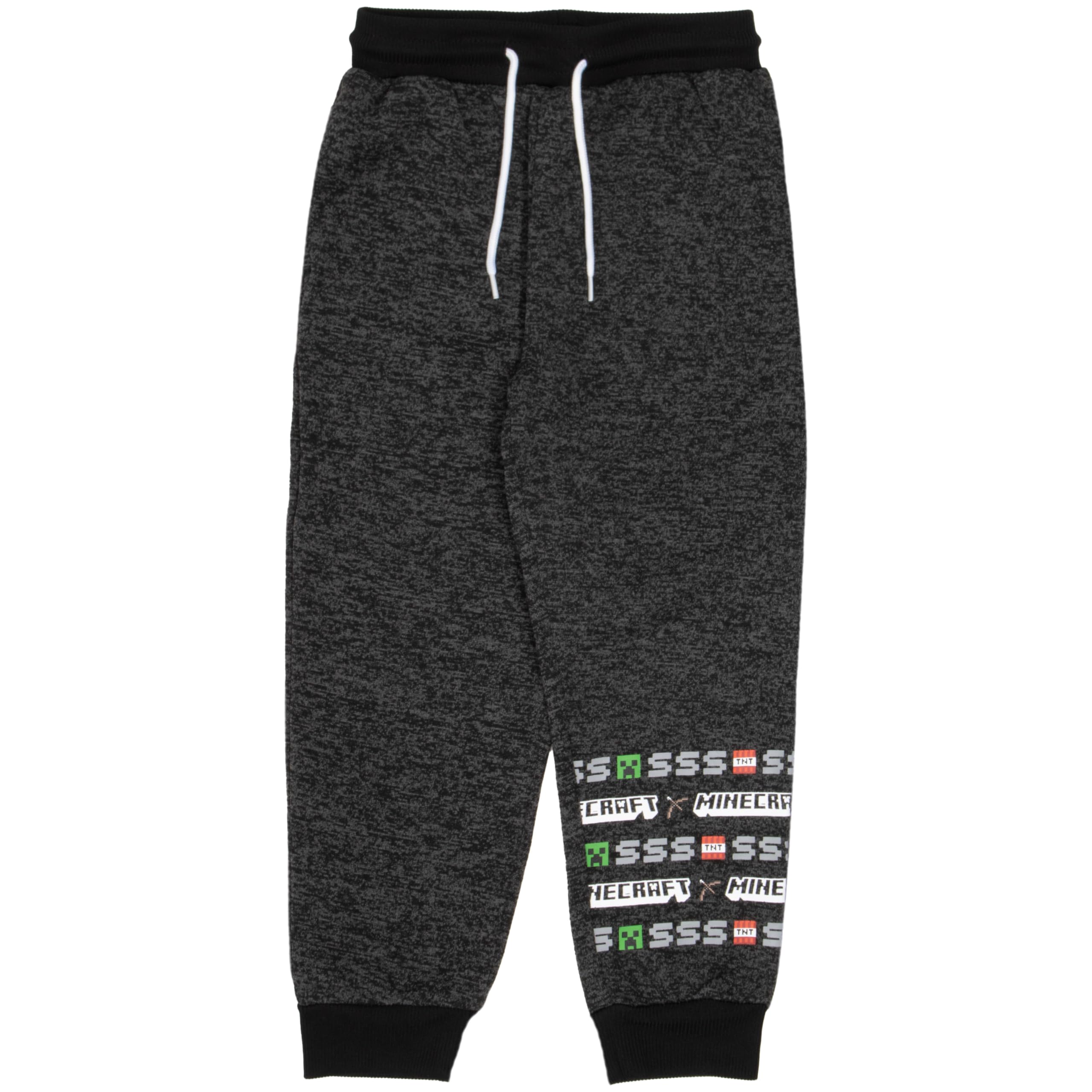 Minecraft Creeper Jungen 3-teiliges Set mit Reißverschluss, modischer Hoodie, kurzärmeliges T-Shirt und Jogginghose