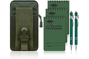 6 Piece Waterproof Notebook: Your Essential Companion for Outdoor Adventures