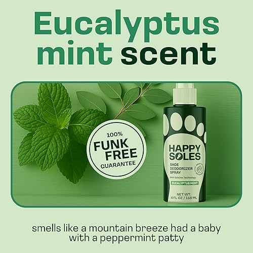Vista 5 de HAPPY SOLES Spray desodorante de zapatos para equipo de gimnasio y zapatos malolientes causados por pies apestosos Fuerte luchador de olores