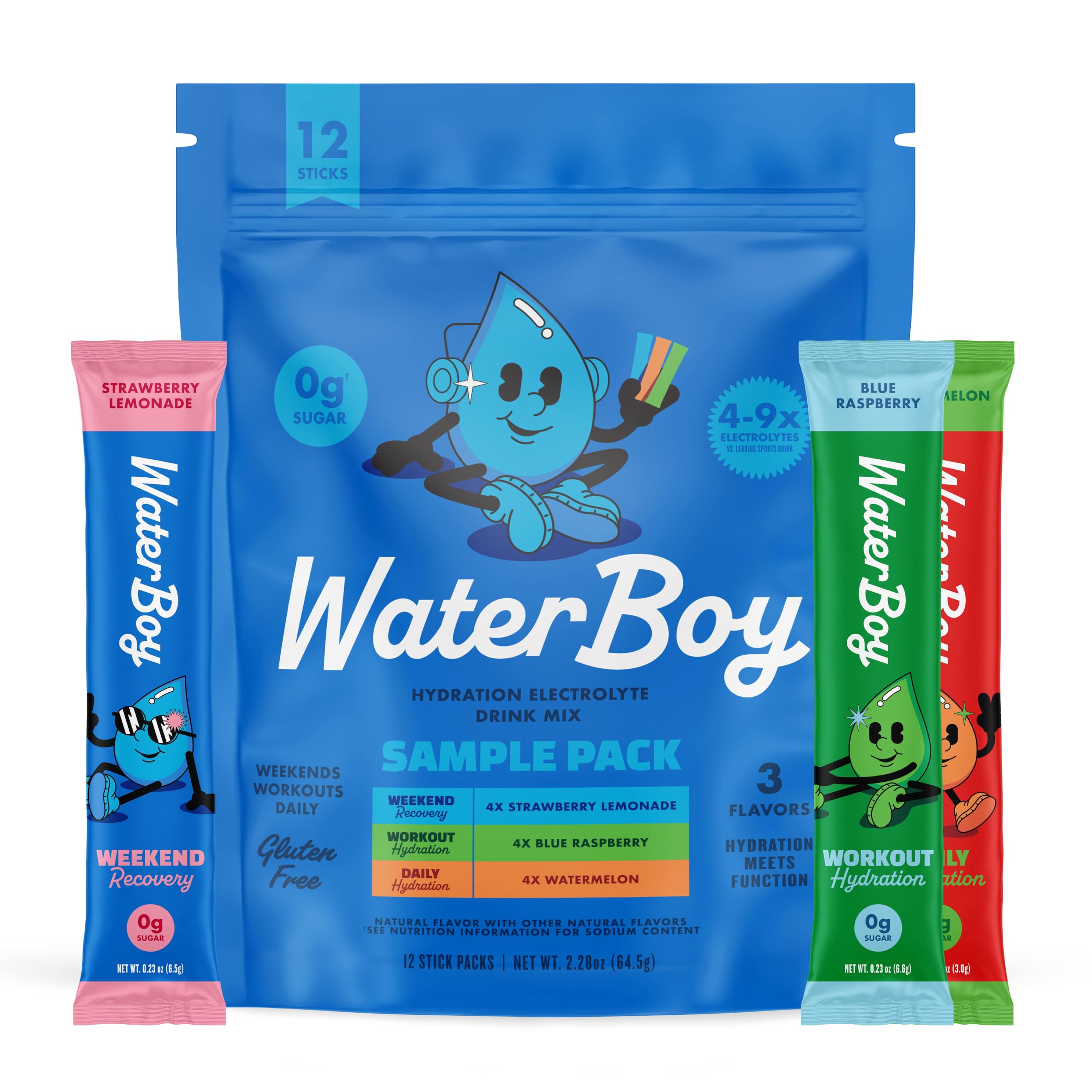 Waterboy Hydration Recovery Variety
