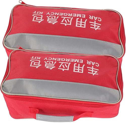 Miniatura 7 de Healifty 8 bolsas de primeros auxilios vacías para automóvil, kit de primeros auxilios para automóvil, artículos esenciales de apartamento para el