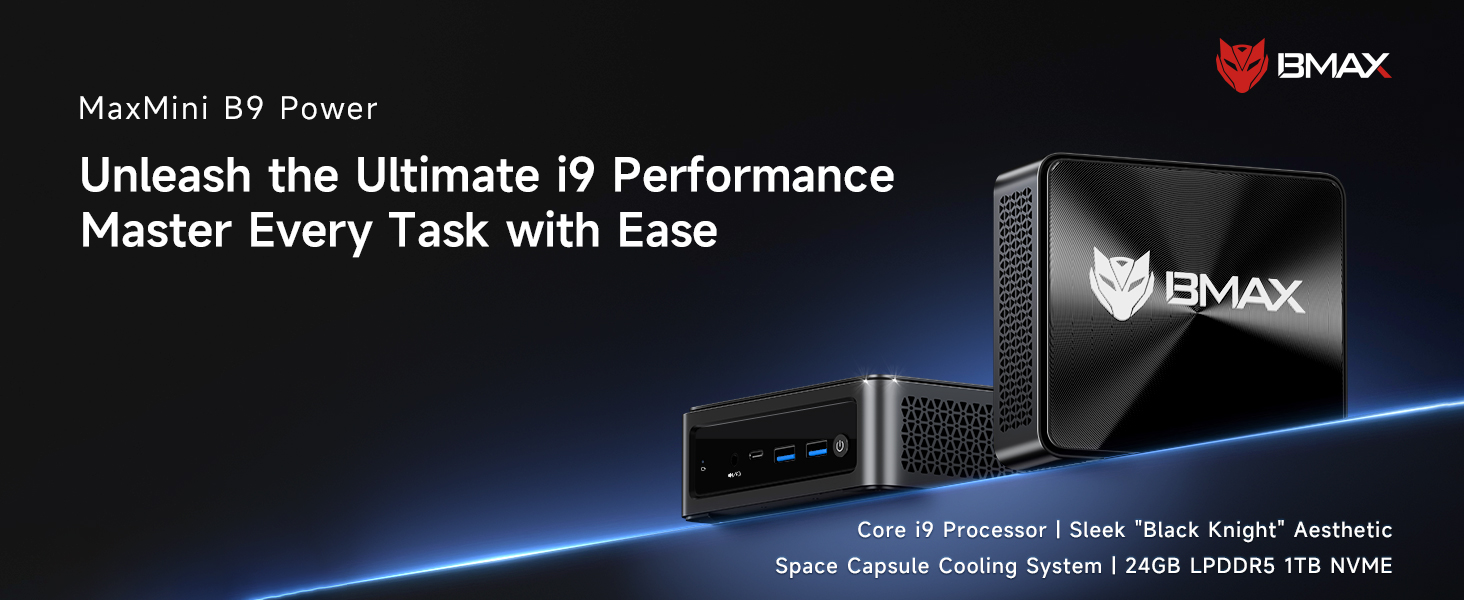 Amazon.com: Bmax Mini PC B9 Power, Intel Core i9-12900HK 24GB