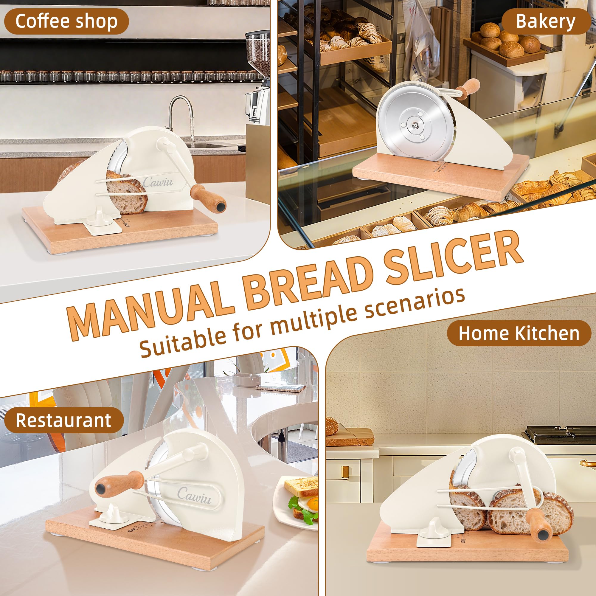 Manual Bread Slicer - Perfect Slices Every Time -6
