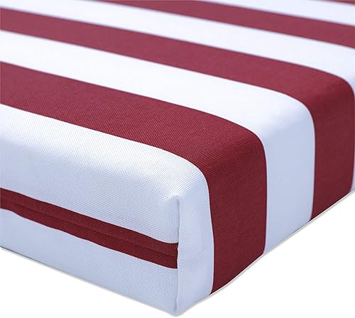 Miniatura 2 de Pillow Perfect Cojín cuadrado para asiento de silla esquinera para interiores y exteriores con lazos, relleno de fibra de felpa, resistente a la